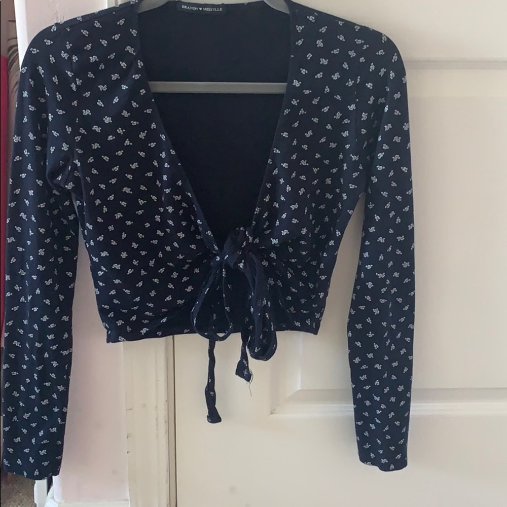 brandy wrap top